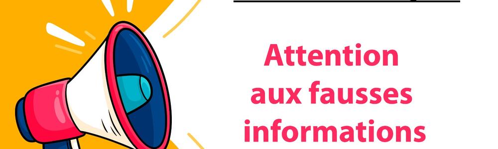 Communiqué fausses infos